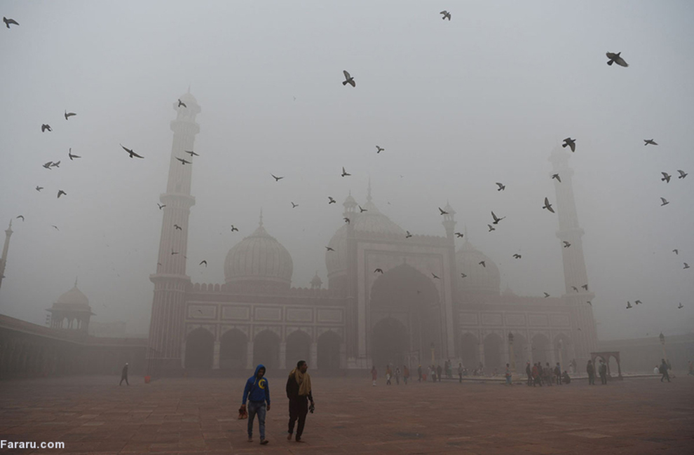 آلودگی شدید هوا در هندوستان