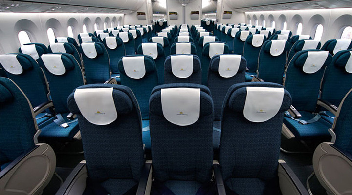 صندلی های داخل هواپیما 